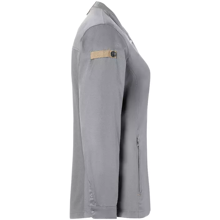 Karlowsky Green-Generation women's chefs jacket, Platinum grey, large image number 4