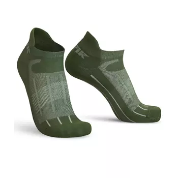 Worik Spyl ankle socks, Army Green