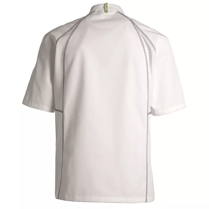Kentaur short-sleeved chefs jacket, White/Light Grey, large image number 2