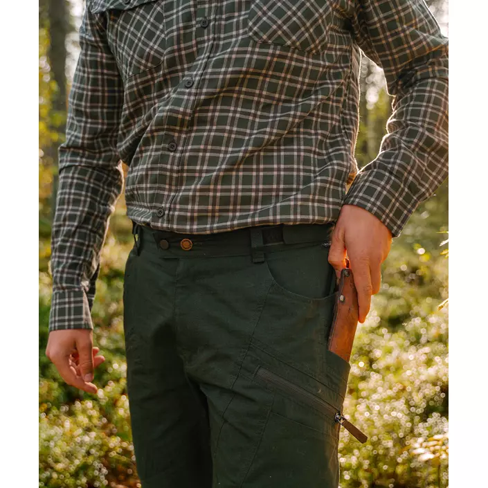 Pinewood Lappland Expert bukser, Moss green, large image number 4