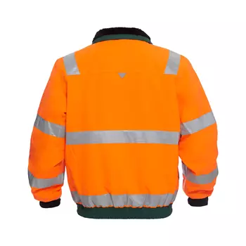 Engel pilot jacket, Hi-vis Orange/Green