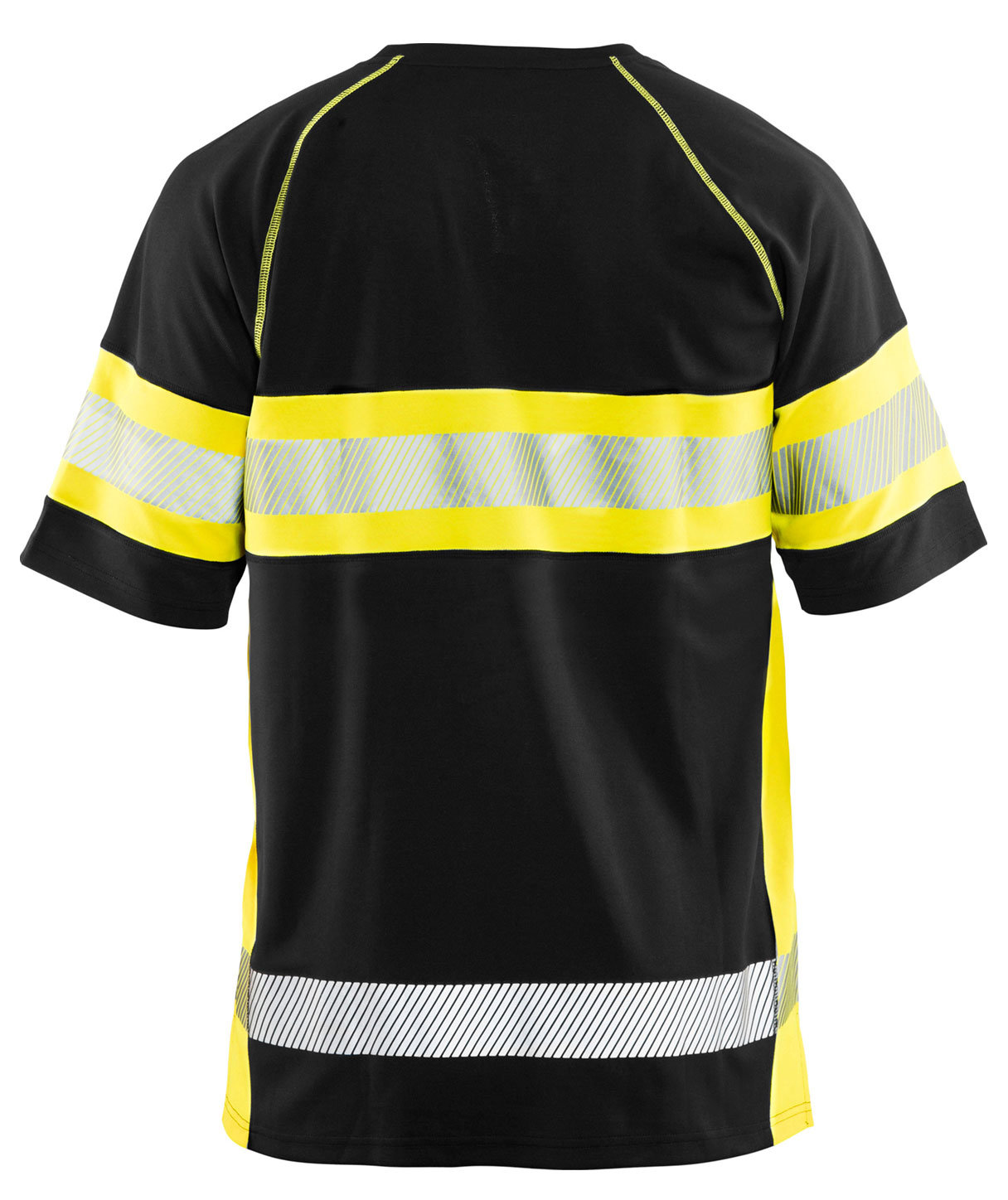 Bl&aring;kl&auml;der T-shirt, Svart/Varselgul