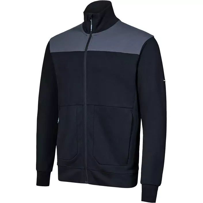 Engel Entire sweat cardigan, Deep Blue/Dark Sea, large image number 5