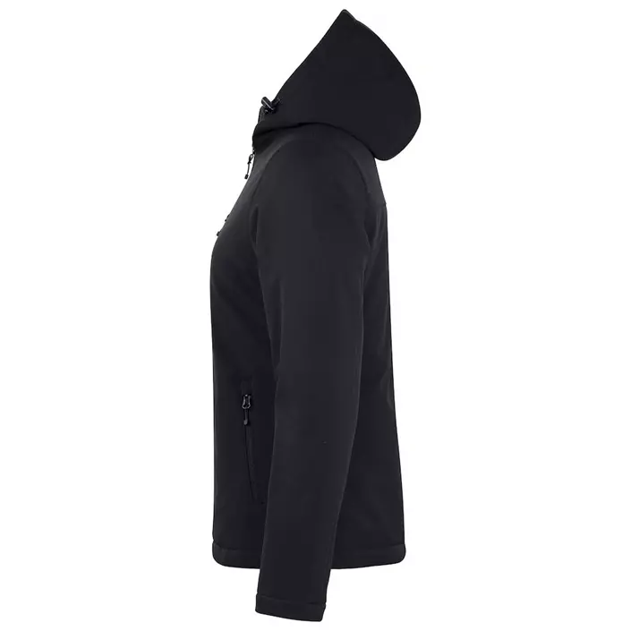 Clique lined women's softshell jacket, Black, large image number 2