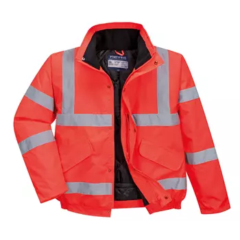 Portwest winter jacket, Hi-Vis Red