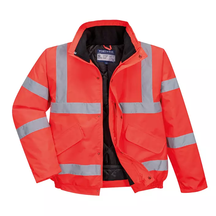 Portwest winter jacket, Hi-Vis Red, large image number 1