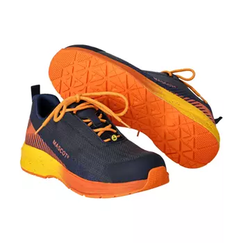 Mascot Customized safety shoes S1PS, Dark Marine/Orange