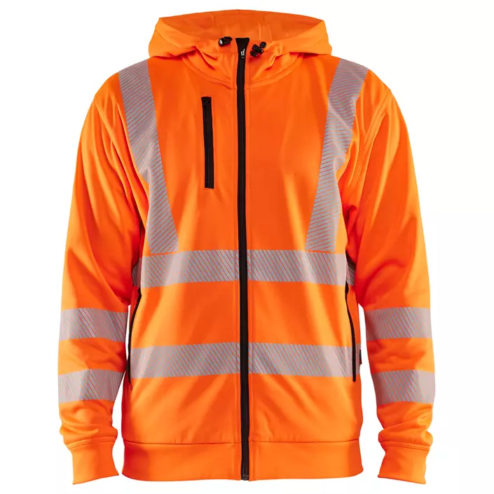 Blåkläder hoodie, Varsel Orange, large image number 0
