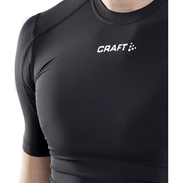 Craft Pro Control kompresjons T-skjorte, Black, large image number 3