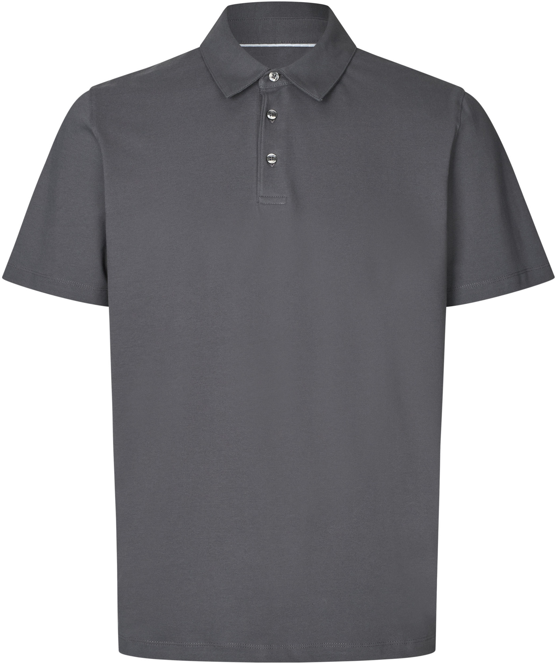 Seven Seas Organic Polo T-shirt, Silver Grey