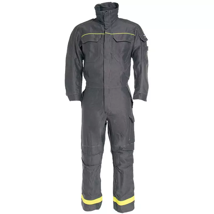 Tranemo welding coverall, Anthracite grey/yellow, large image number 0