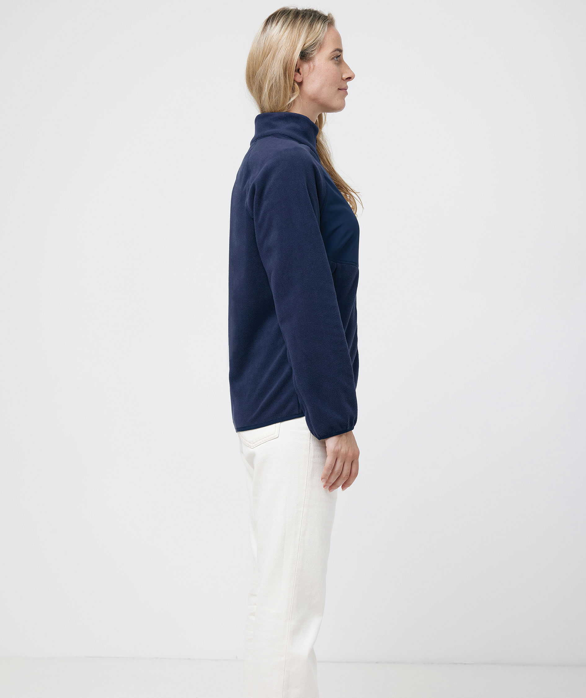 Iqoniq Talung fleecetr&oslash;je, Marinebl&aring;, large image number 4