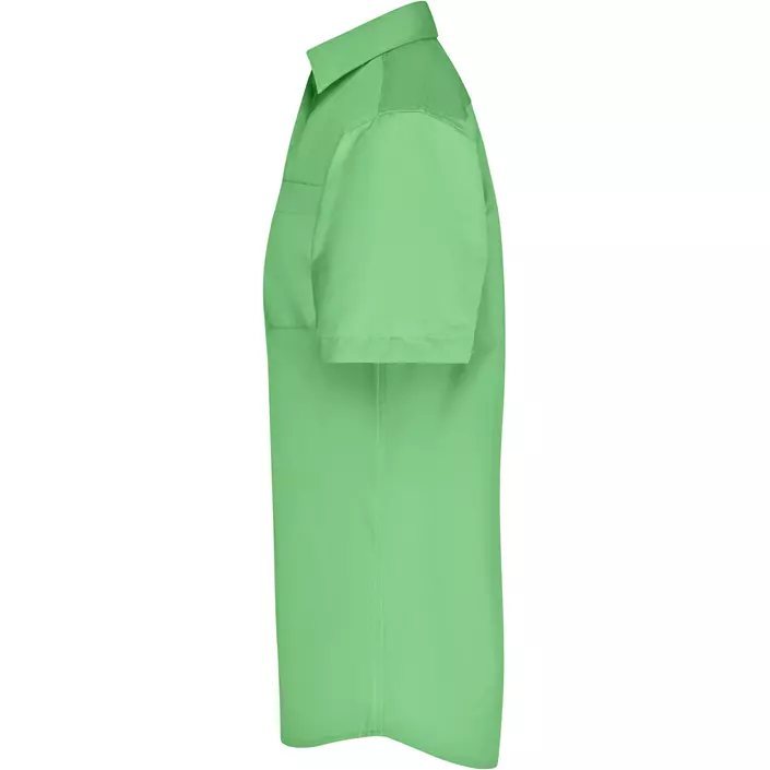 James & Nicholson modern fit kurzärmeliges Hemd, Lime Grün, large image number 3