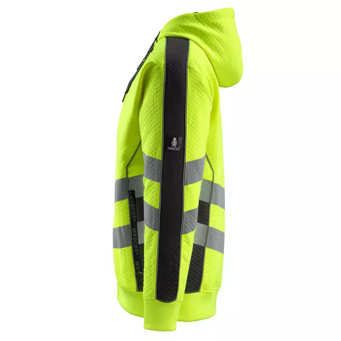 Mascot Safe Supreme Corby huvtröja, Varsel Gul/Svart, large image number 1