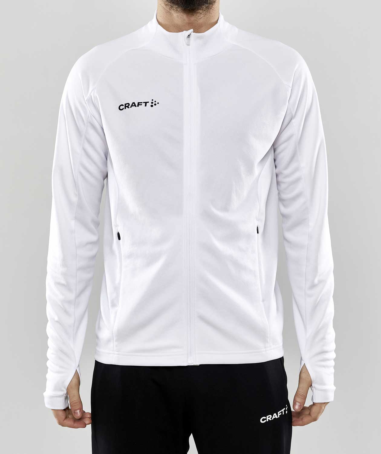 Craft Evolve Full Zip sweatshirt, White