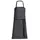 Kentaur Raw bib apron with pockets, Dark Grey, Dark Grey, swatch