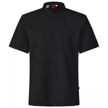 Segers 1097 short-sleeved chefs shirt, Black