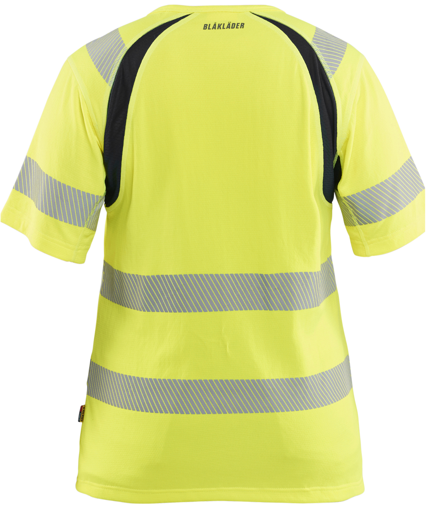 Bl&aring;kl&auml;der women's T-shirt, Hi-vis Yellow/Black