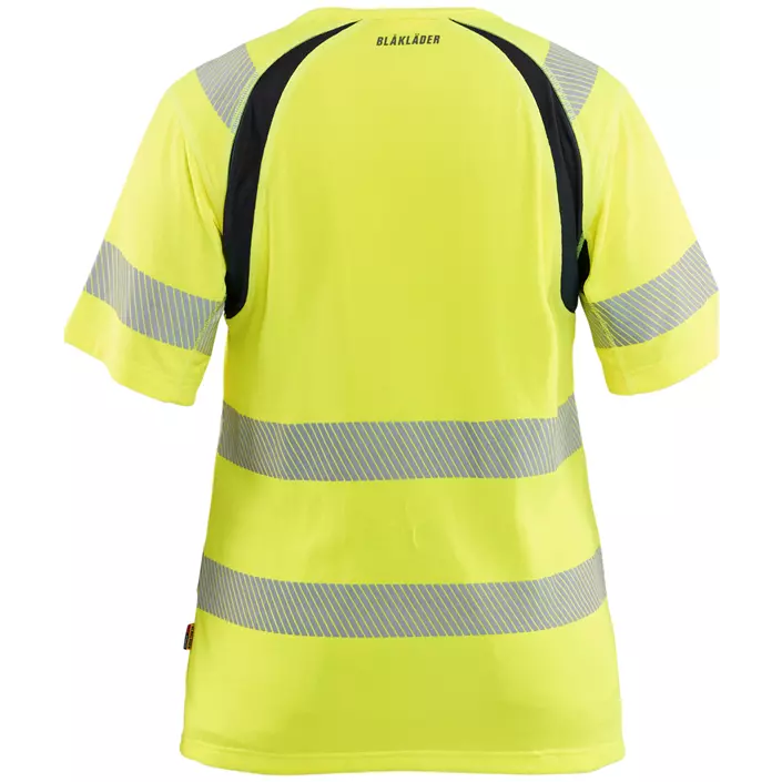 Blåkläder women's T-shirt, Hi-vis Yellow/Black, large image number 1