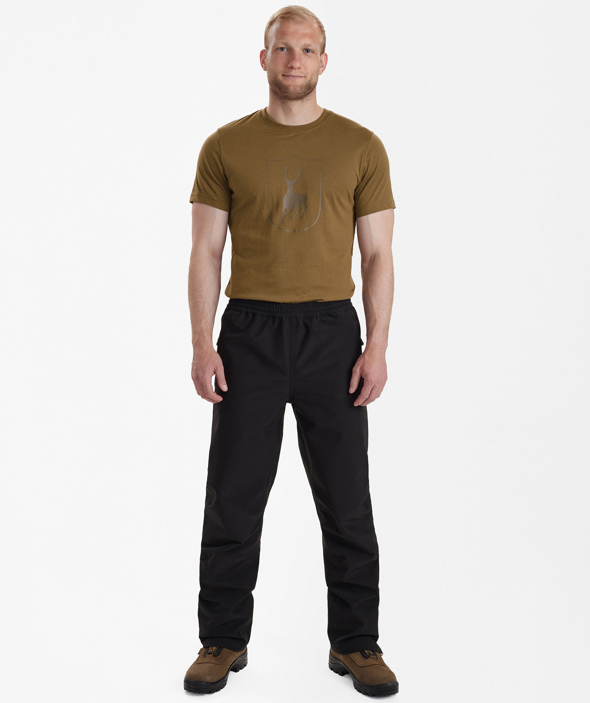 Deerhunter Sarek shell trousers, Black, large image number 3