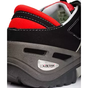 Jalas Exalter 2 safety shoes S3, Black/Grey/Red