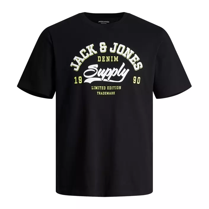 Jack & Jones JJELOGO T-shirt, Black, large image number 0