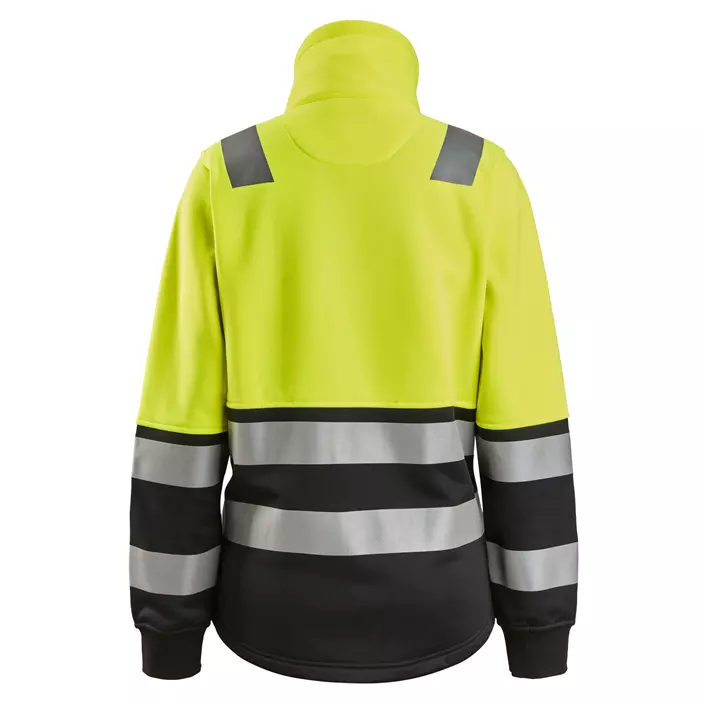 Snickers women's sweat jacket 8073, Hi-vis Yellow/Black, large image number 1