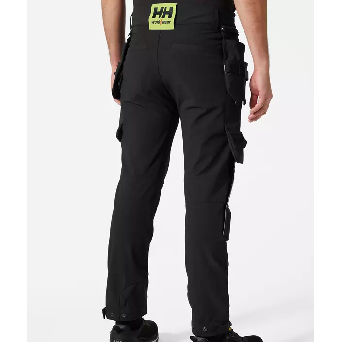 Helly Hansen Magni craftsman trousers full stretch, Black, large image number 3