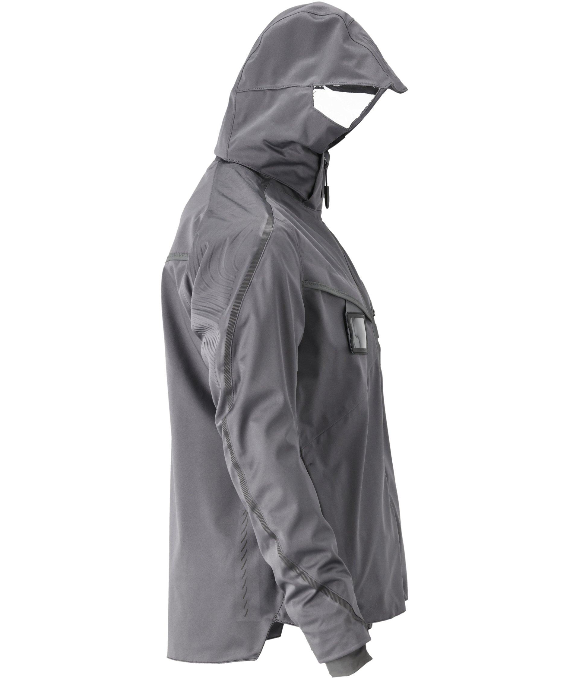 Mascot Customized shell jacket full stretch, Stone grey, large image number 3