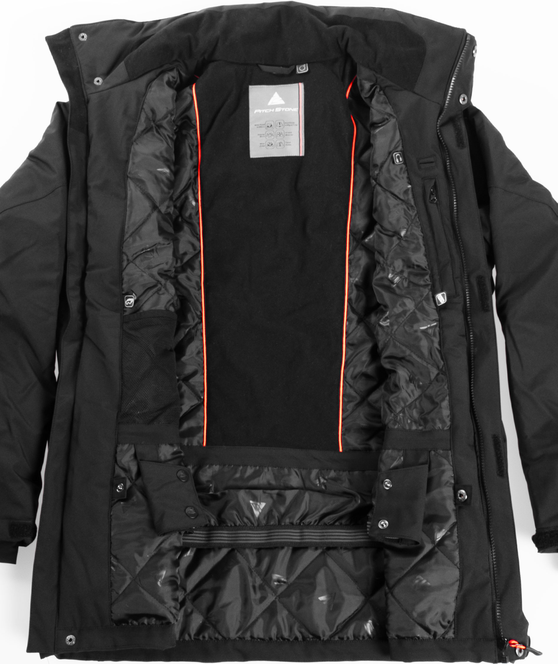 Pitch Stone skijacket, Black, large image number 3