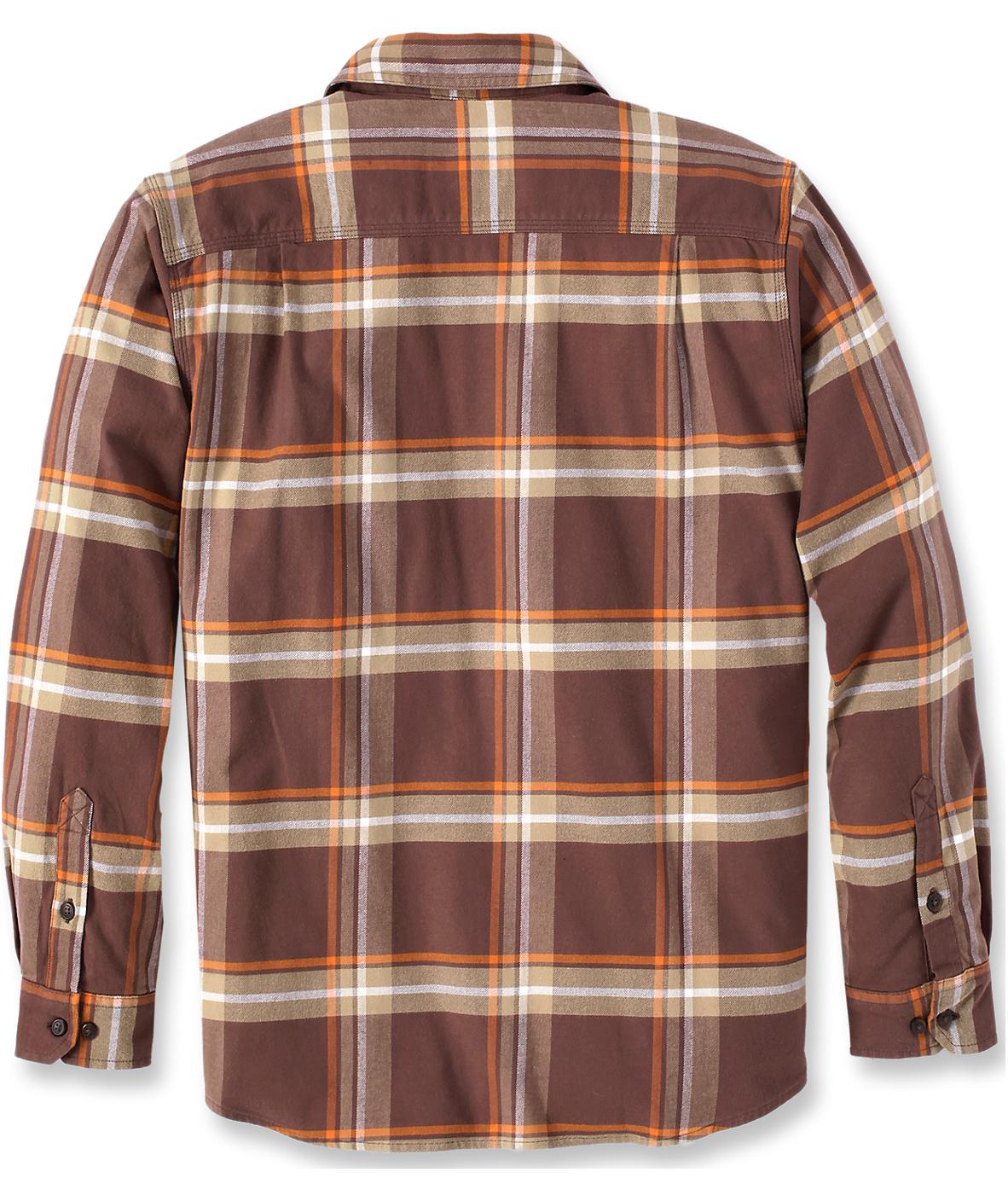 Carhartt  Midweight flannelskjorte, Chestnut, large image number 2