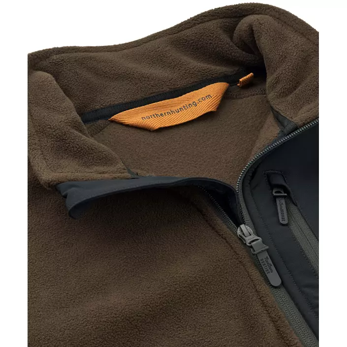 Northern Hunting Kettil 3000 fleece jacket, Dark Green/Grey, large image number 6