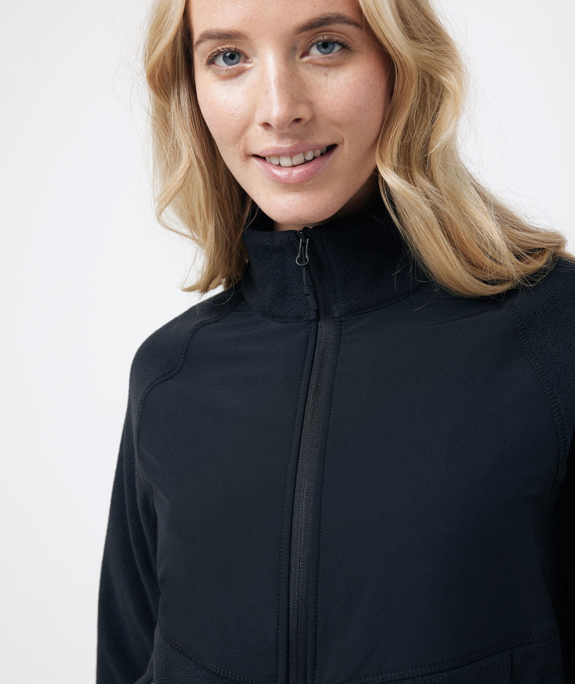 Iqoniq Talung fleecetr&ouml;ja, Svart, large image number 8