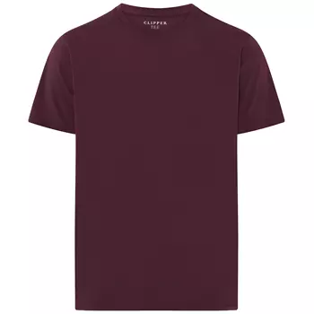 Clipper Dax T-shirt, Burgundy Winetasting