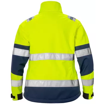 Fristads women's softshell jacket 4183, Hi-vis Yellow/Marine