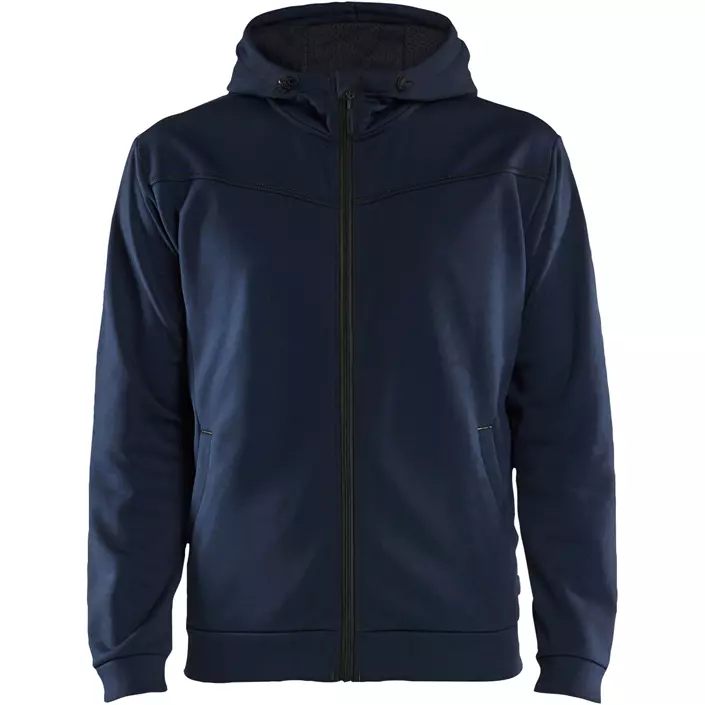Blåkläder Unite hoodie, Mörk Marinblå/Svart, large image number 0