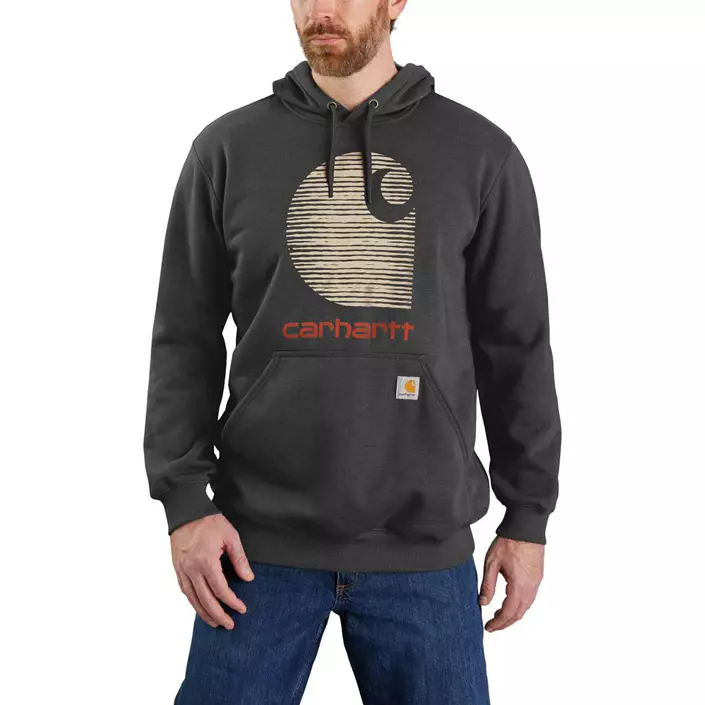 Carhartt Rain Defender Logo hoodie, Carbon Heather, large image number 0
