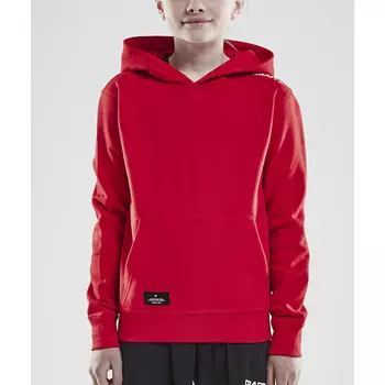 Craft Community hoodie till barn, Bright red