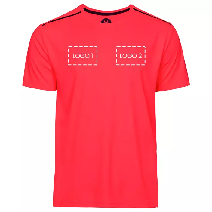 Tee Jays luxury T-shirt med logotryck, , large image number 1