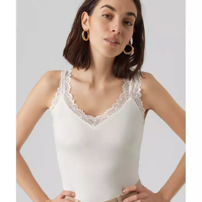 Vero Moda VMROSA linne dam, Snow White, large image number 3