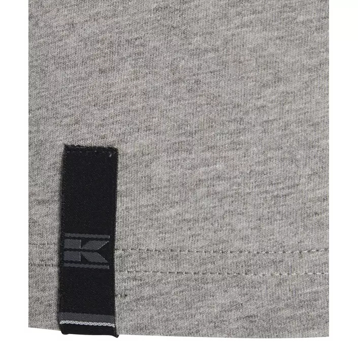 Kramp Technical Grandad T-shirt, Light grey mottled, large image number 2