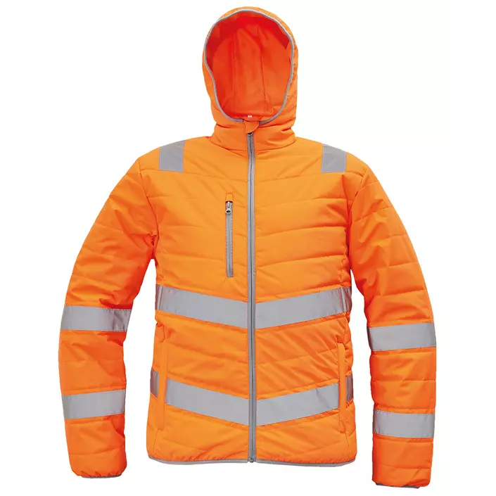 Cerva Montrose winter jacket, Hi-vis Orange, large image number 0