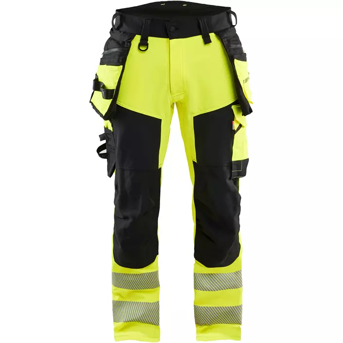 Blåkläder håndværkerbukser full stretch, Hi-vis Gul/Sort, large image number 0