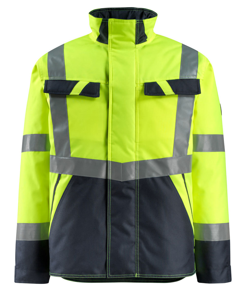 Mascot Safe Light Penrith winter jacket, Hi-Vis Yellow/Dark Marine