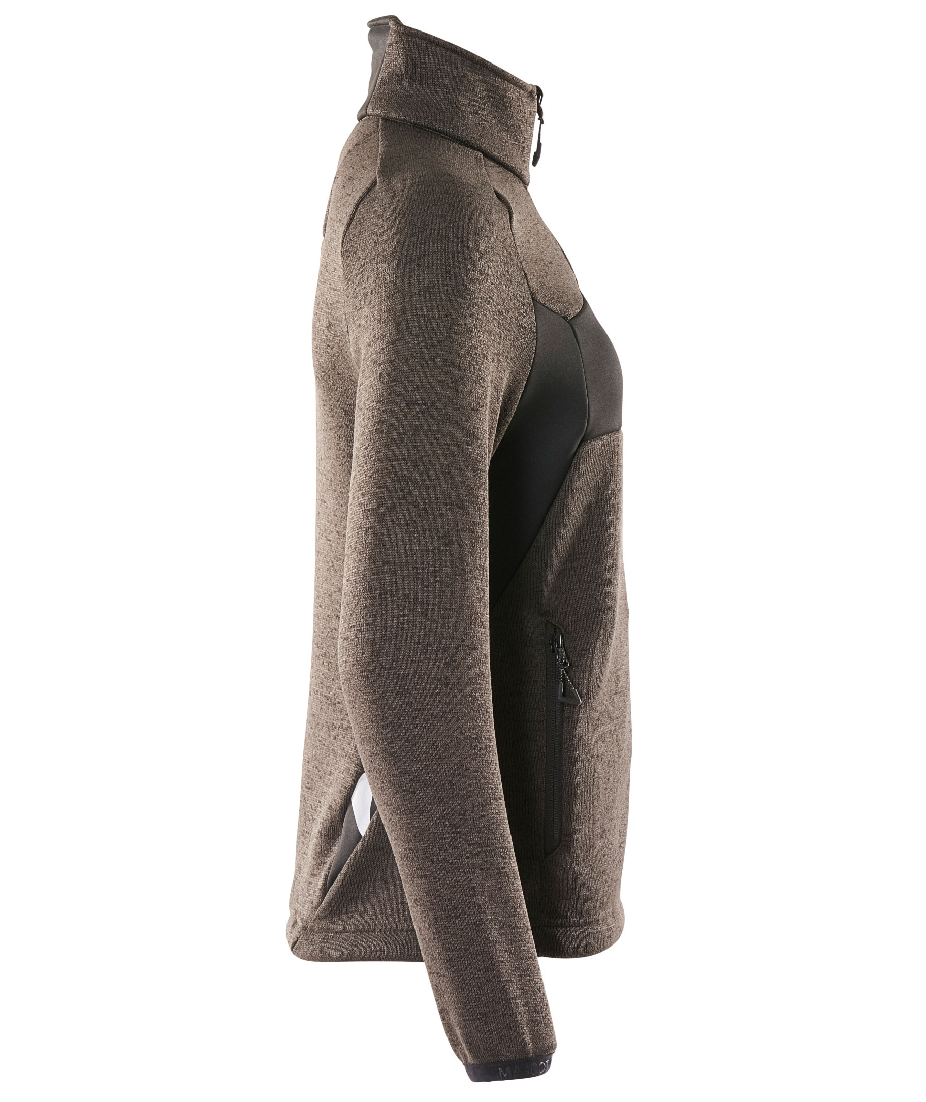 Mascot Accelerate dame strikkcardigan, M&oslash;rk Antrasitt/Svart, large image number 2