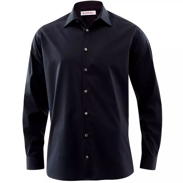 Kümmel München Slim fit shirt with extra sleeve-length, Black, large image number 0
