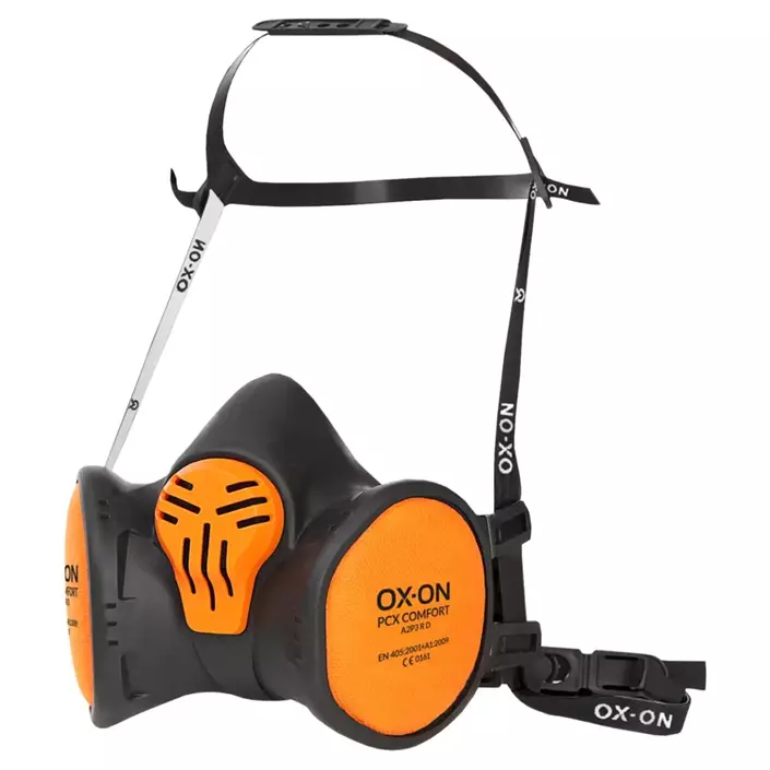 OX-ON halvmaske PCX comfort A2P3 R D, Svart/Oransje, Svart/Oransje, large image number 0