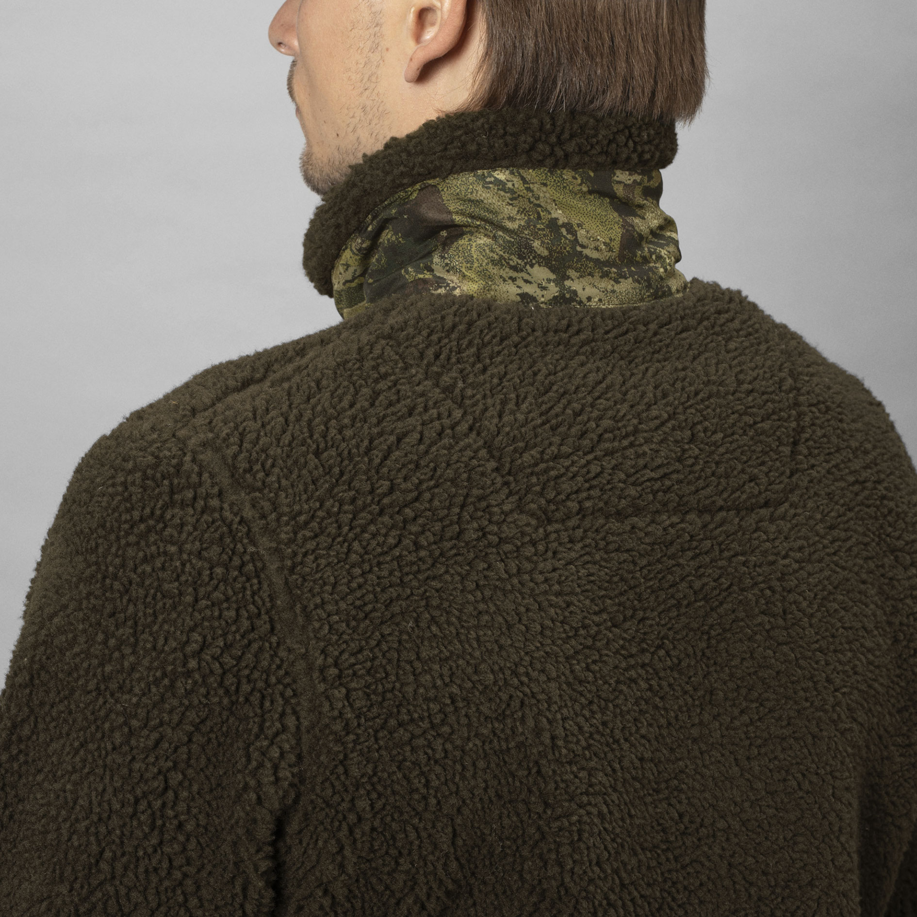Seeland Zephyr Camo Fleecejacke, Grizzly brown, large image number 6