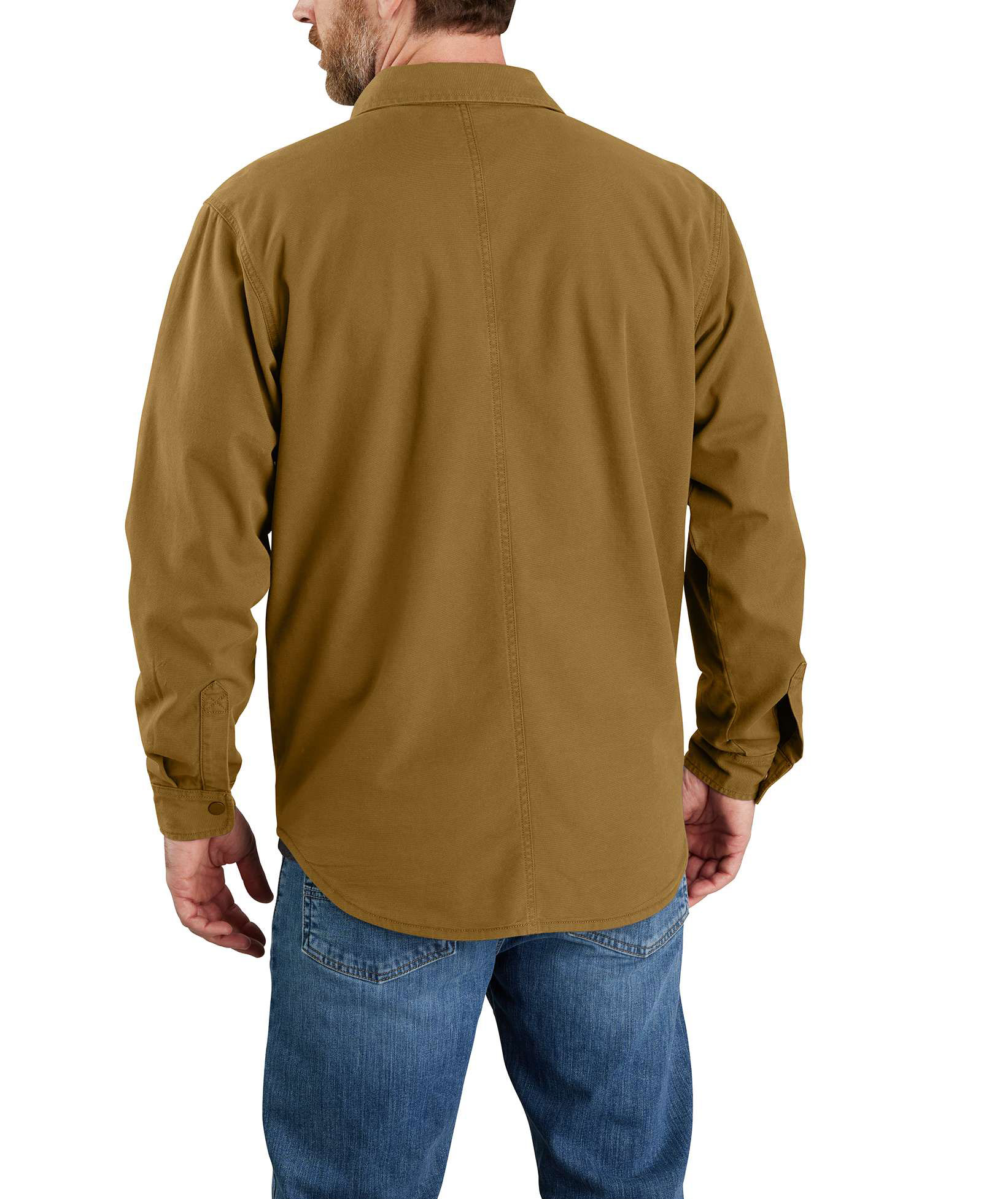 Carhartt skjortejakke, Oak Brown, large image number 3