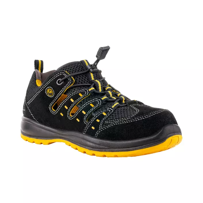 VM Footwear Memphis work sandals O1, Black/Yellow, large image number 0